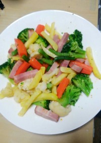レンチン温野菜　