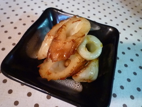 簡単お弁当おかず♪甘辛ちくわ