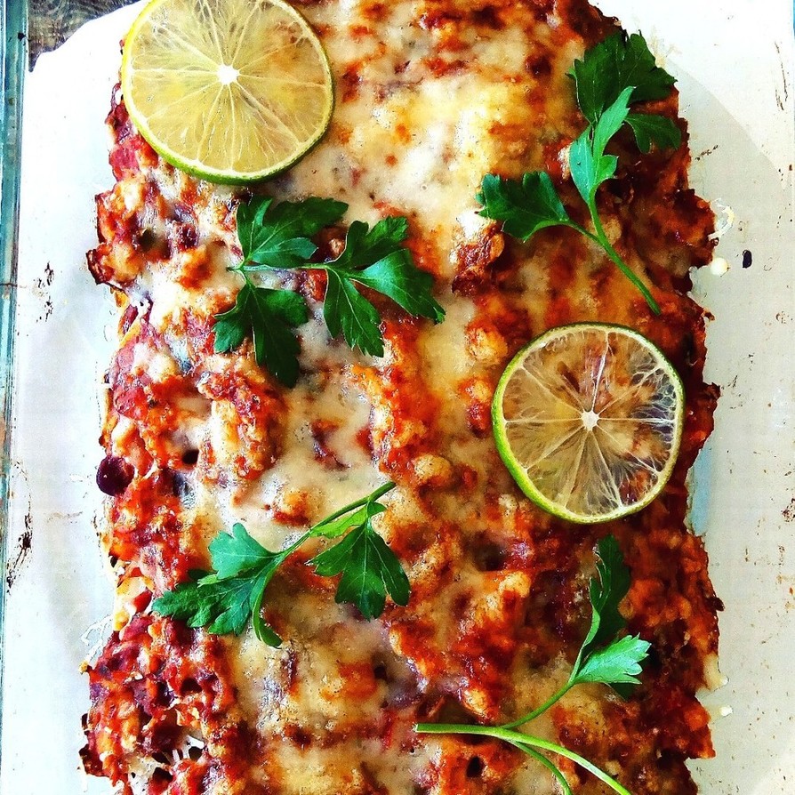 テキーラでじっくり煮込んだビーフエンチラーダのレシピ