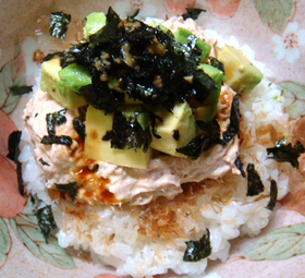 簡単!アボツナ丼っ