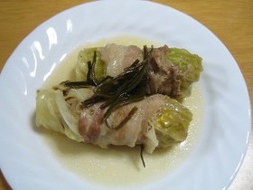 和風ロールキャベツ