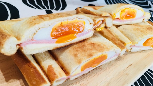 超簡単 絶品 半熟卵のホットサンド レシピ 作り方 By Hapilakiko クックパッド 簡単おいしいみんなのレシピが379万品