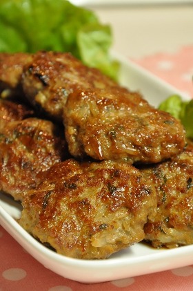 もやし☆照り焼きハンバーグ
