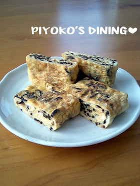 ふんわりうまぁ❤マヨごま塩こんぶの卵焼き