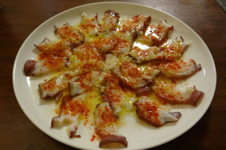 簡単 スペインタパスたこのガリシア風 レシピ 作り方 By あやはる クックパッド 簡単おいしいみんなのレシピが352万品