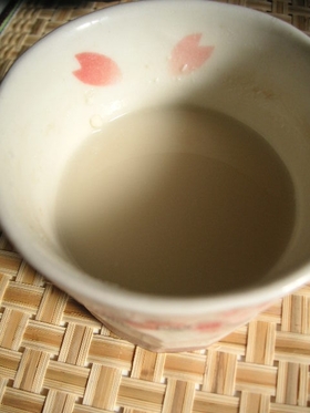 レンジで簡単♪酒かすで作る甘酒