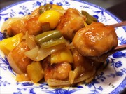 豚こま肉で☆なんちゃって肉団子?酢豚?の写真