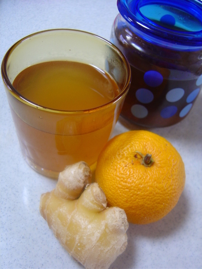 ☆　黒酢で生姜＆柚子のサワードリンクの写真
