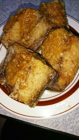鯖の唐揚げ。生姜味噌ダレ2。