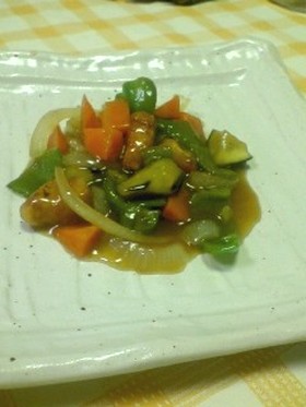 とり胸肉の甘酢あん