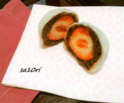 煮あずきを煮詰めて餡子に!大福にどうぞ!の写真