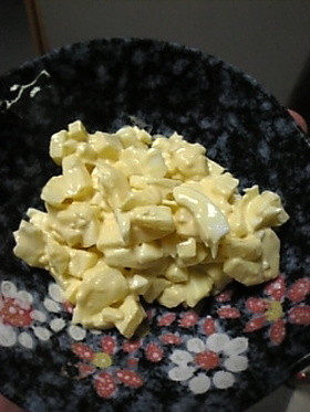 美味しいよ♪卵とリンゴのサラダ^0^♪