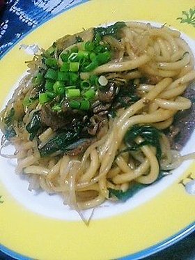 マヨタードバター・焼きうどん