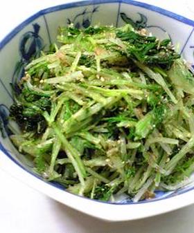 水菜のシャキシャキ和え