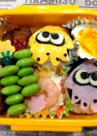 みんなが作ってる キャラ弁 スプラトゥーンのレシピ クックパッド 簡単おいしいみんなのレシピが363万品