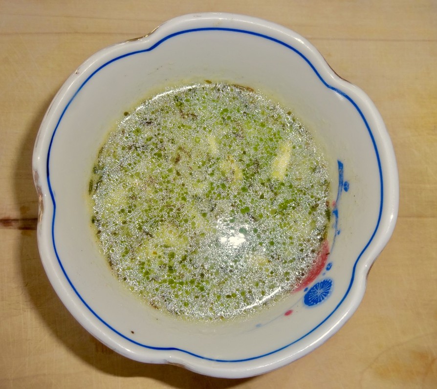 【ギバサで】ギバ玉中華風スープの画像