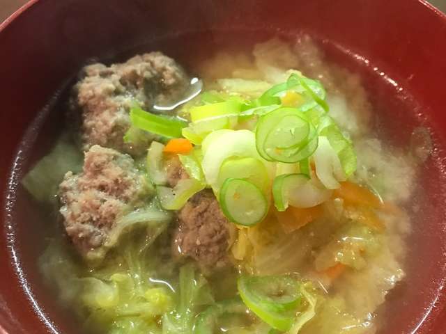 肉団子と白菜の味噌汁 レシピ 作り方 By ぼうchan クックパッド