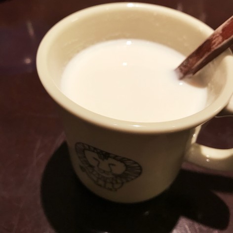 レンジで簡単☆酒かすのミルク甘酒