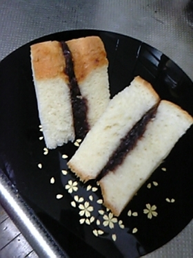 湯種食パンの塩アンサンド