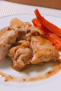 鶏モモ肉のハニー粒マスタードソース