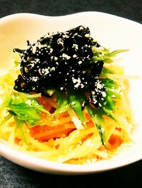 昆布の佃煮で味付け!たらこパスタ