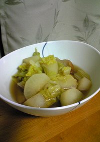 和食のたれで簡単冬野菜の煮物