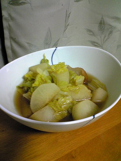 和食のたれで簡単冬野菜の煮物の写真
