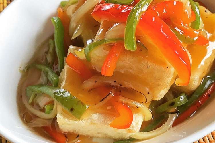 簡単 節約 甘酢あんかけの揚げ出し豆腐 レシピ 作り方 By 櫻井商店 クックパッド 簡単おいしいみんなのレシピが356万品