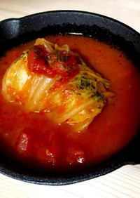 ロール白菜トマト煮込み