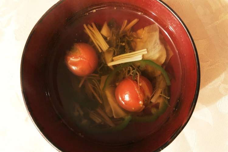 冷凍ミニトマトのスープ レシピ 作り方 By Fuudohisae クックパッド 簡単おいしいみんなのレシピが361万品