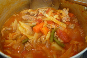 あったまる♥いろいろ野菜のトマト煮