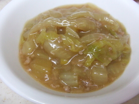 白菜の麻婆風
