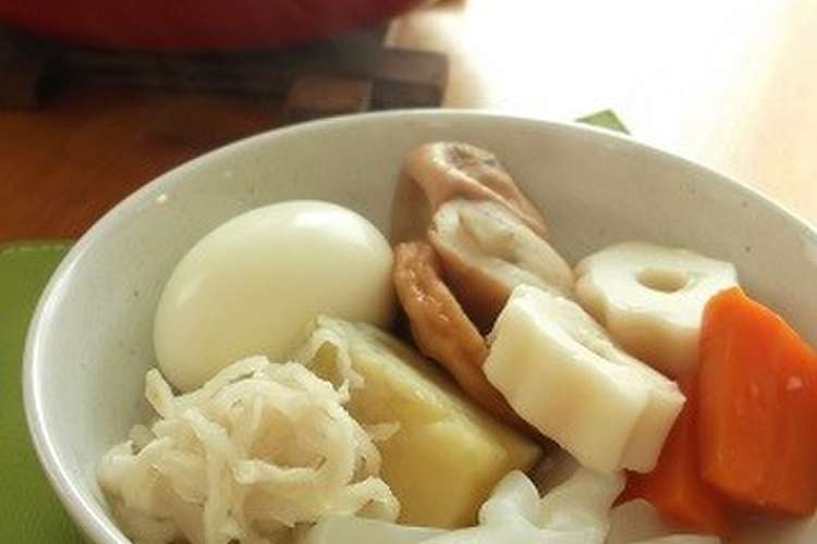 高い大根の代わりに 切干大根入りおでん レシピ 作り方 By まんまるらあて クックパッド 簡単おいしいみんなのレシピが352万品