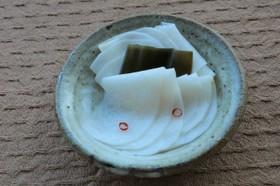 かぶの甘酢漬け 千枚漬け風