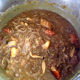 コストコプルコギ肉じゃがリメイクカレー