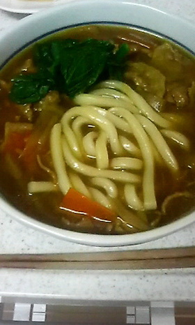 簡単カレーうどん