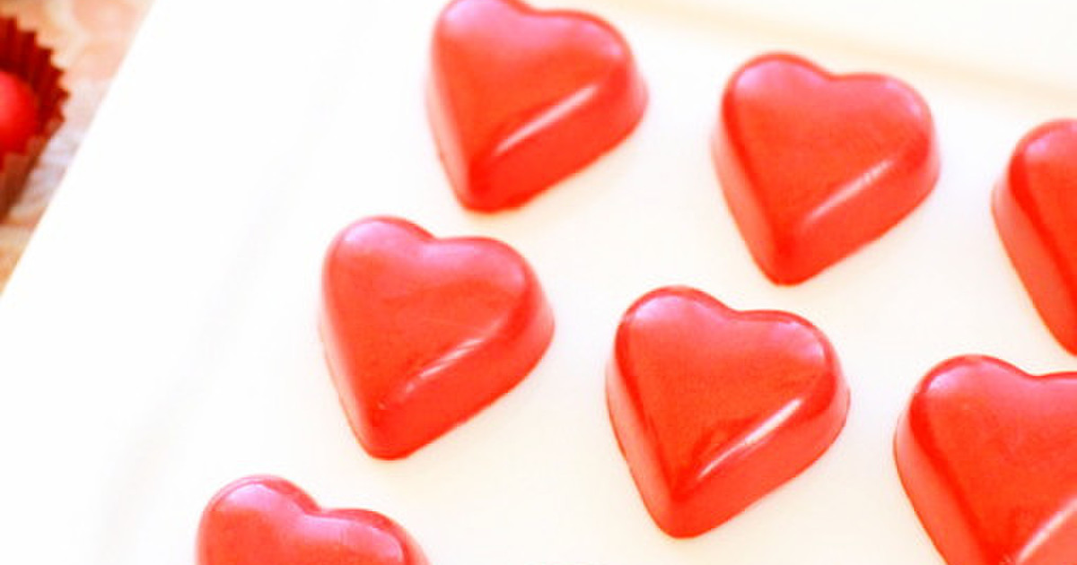 赤いハートのチョコボンボン レシピ 作り方 By かっぱ橋浅井商店 クックパッド 簡単おいしいみんなのレシピが350万品