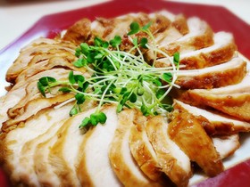 圧力鍋で簡単節約【鶏胸肉チャーシュー】
