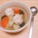 鳥団子と野菜のスープ