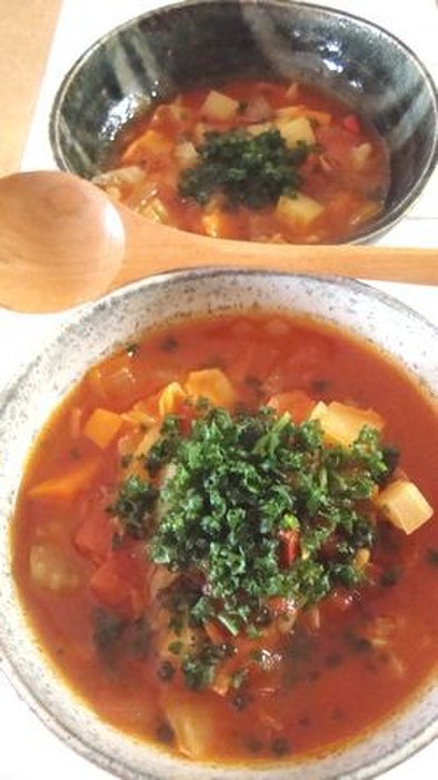 ✿母の野菜スープ（ミネストローネ）✿ の写真