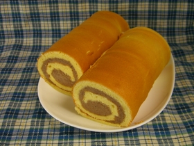 モンブランクリームnoロールケーキ
