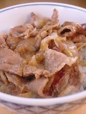 時短☆簡単 基本の美味しい豚丼