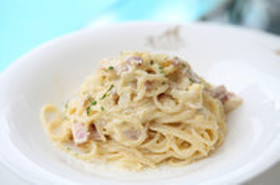 時短☆簡単 基本のクリームパスタ