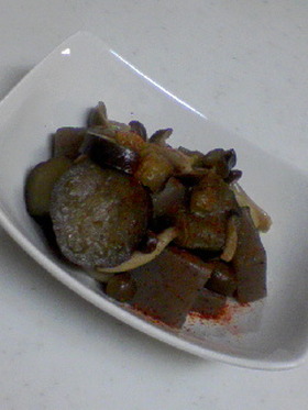 茄子としめじのさっと煮