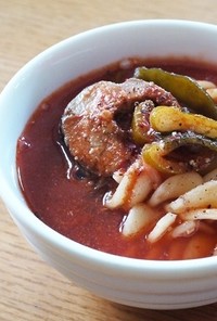 スープジャー・サバ水煮缶トマト煮基本系
