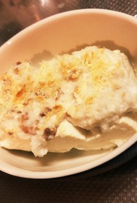 【離乳食後期】豆腐と里芋のグラタン風