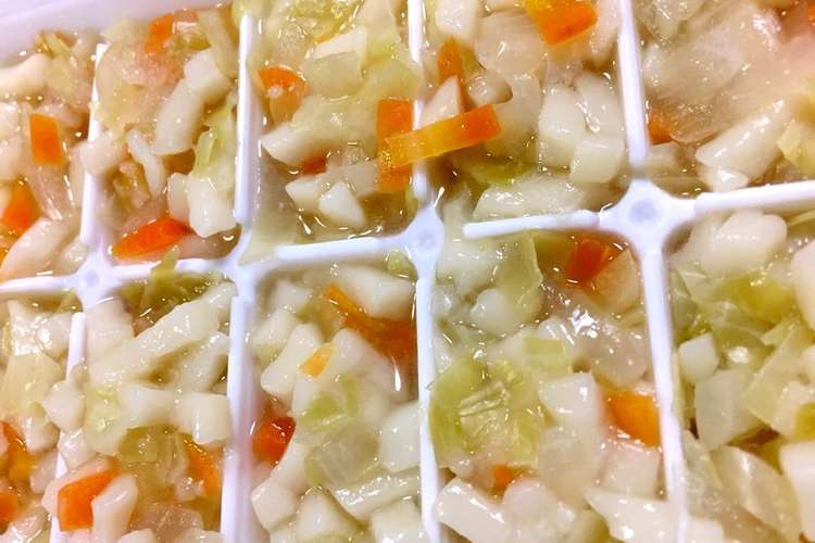 7ヶ月離乳食 キャベツうどん 冷凍保存 レシピ 作り方 By Mamacoh クックパッド