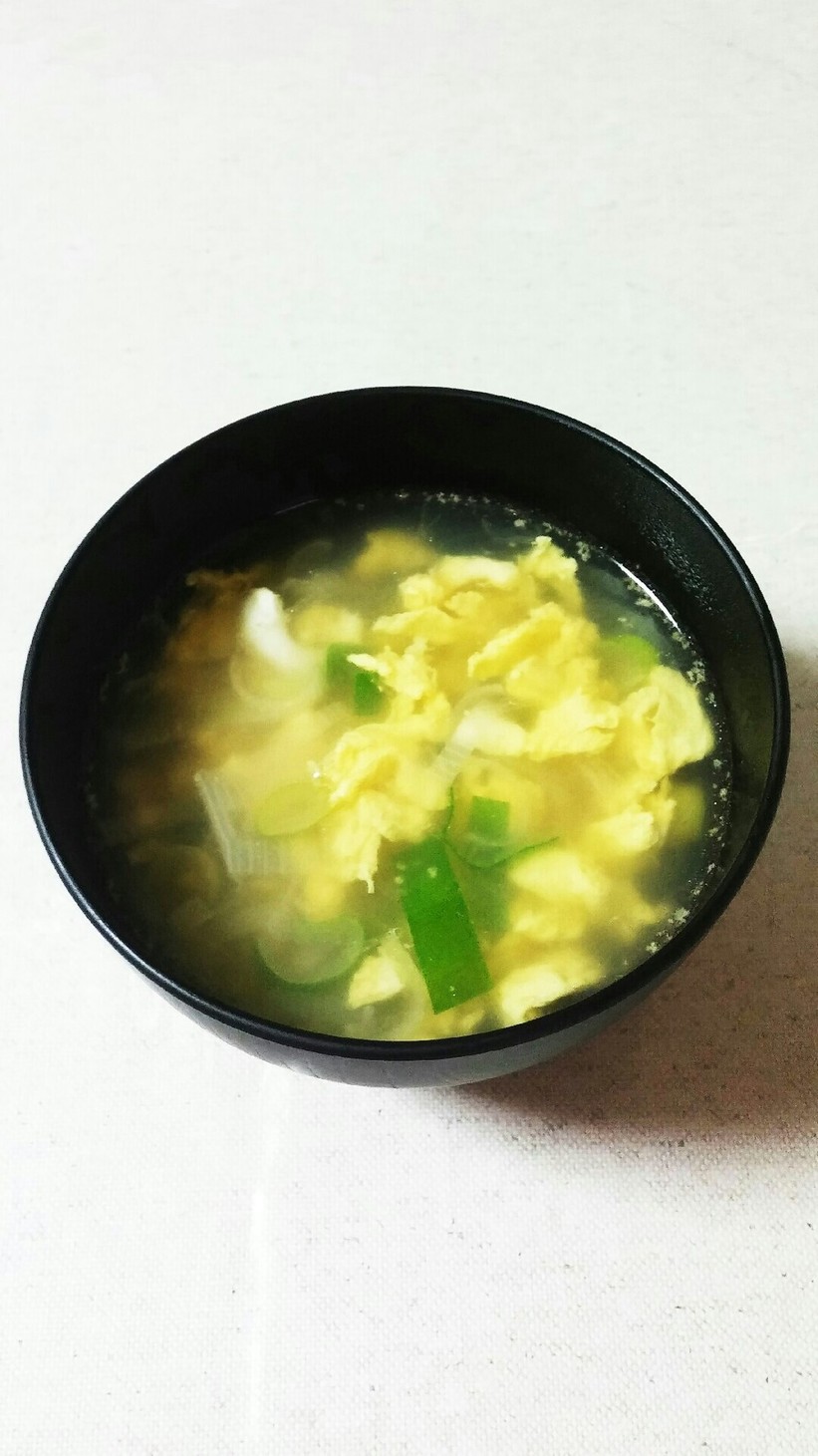 和風と中華な玉子スープの画像