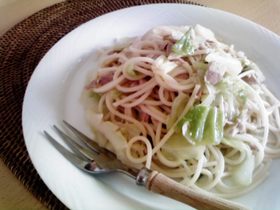 ささっとキャベツナパスタ☆