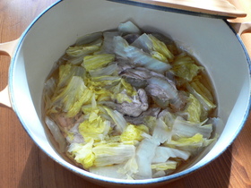 白菜の重ね蒸し